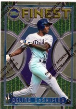 1995 Topps Finest Delino DeShields #74 Los Angeles Dodgers