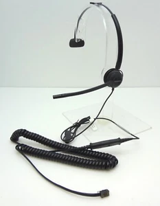 Plantronics HW540 Headband Headset + U10P Cable for Headset-Ready Desk Phones - Zdjęcie 1 z 1
