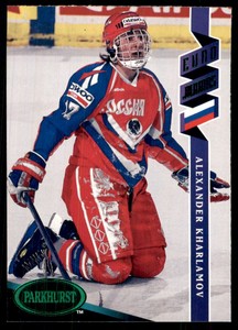1993-94 Parkhurst Emerald Ice Alexander Kharlamov RC Russia #529