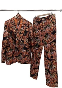 SMIFFYS STAND OUT 3 Piece Orange/Black Pumpkin Suit - Picture 1 of 14