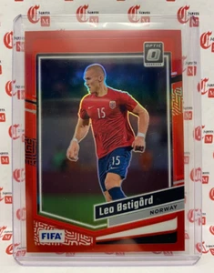 Leo Ostigard /299 RED OPTIC PRIZM - 2023-24 Panini Donruss Soccer NORWAY #43 - Picture 1 of 2