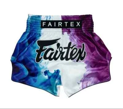 BS1950 Fairtex Muay Thai ShortsThai Boxing Shorts From Thailand-Tech House White - Image 1 of 4