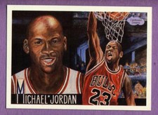 Michael Jordan Chicago Bulls 1991 Cardboard Dreams Oddball Art Card #8 TYPE B