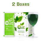 Fiber Green Tea Detox Weight Control Slim Diet Drink COLLY Chlorophyll 2 Boxes