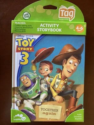 NEW Toy Story 3 “Together Again” - LeapFrog Tag Reading System StorybooK - Image 1 of 2