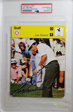 1977-79 Sportscaster Lee Trevino Signed Rookie Card Autograph RC Auto PSA/DNA