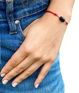 Pulsera de turmalina negra cruda protección EMF joyería talismán escudo de energía para hombres - Imagen 1 de 11