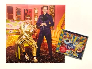 Elton John & Brandi Carlile Who Believes In Angels CD AND HAND SIGNED CARD - Picture 1 of 4