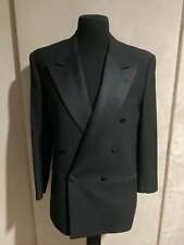 RICK PALLACK / TUXEDO / DOUBLE BREASTED / BLACK / 40 REG / MADE IN ITALY / SALE