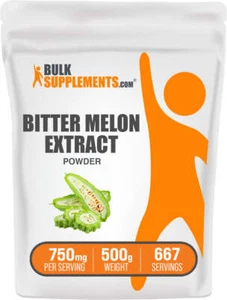BulkSupplements Bitter Melon Extract Powder - 750mg per Serving - Picture 1 of 12