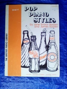 crate SHEET MUSIC BOOK POP PIANO STYLES 16 PAGES SEE PICTURES FOR DETAILS - Picture 1 of 6