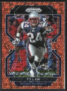 2021 Panini Prizm #103 Ty Law Orange Disco New England Patriots - Picture 1 of 2