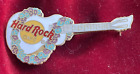 Hard Rock Café Honolulu Hawaii White Guitar with Lei Collectible Lapel Pin