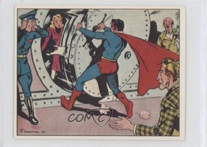 1984 Gum Inc 1940 Superman Gum Reprint Superman Rescue at the Bank #8 9ca