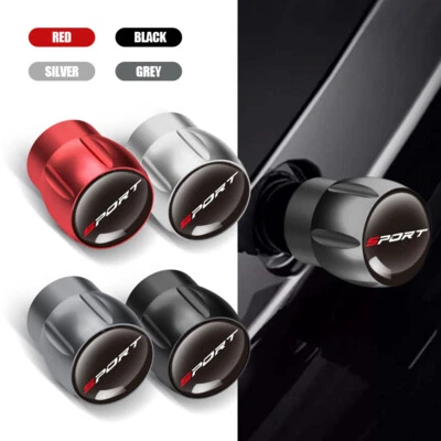 4x Sport Logo Car Wheel Tire Valve Dust Stem Air Caps Cover Trims Accessories - Image 1 of 4