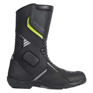 Richa Vortex Waterproof Touring Commuter Motorcycle Boots - Black - Picture 1 of 3