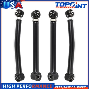 For 2007-2018 Jeep Wrangler 4WD/2WD Rear Lower Upper Adj Control Arms Set of 4 - Picture 1 of 5