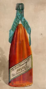 Phillips Best Brewing Co. de la década de 1880 Cerveza embotellada Select Milwaukee P178 - Imagen 1 de 3