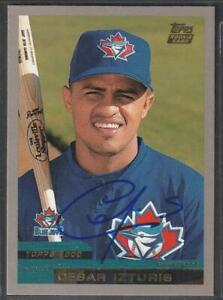 288, Original Autograph, Cesar Izturis RC; Blue Jays, 2000 Topps Traded #T51