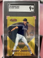 1996 Bowman's Best Randy Johnson #21 Mariners.Graded SGC 9 MINT