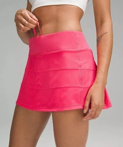 NEW LULULEMON Pace Rival 12" Skirt 0 Lip Gloss - Picture 1 of 6