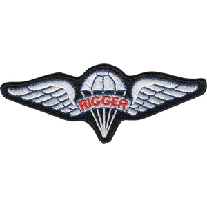 Airborne Pararigger Patch Red - Picture 1 of 6