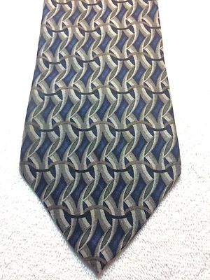 CORBATA HOMBRE GEOFFREY BEENE 3,75 X 59 AZUL CON GRIS Foto 1 de 4