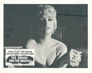 The Rough and the Smooth Original British Lobby Card Nadja Tiller sultry photo
