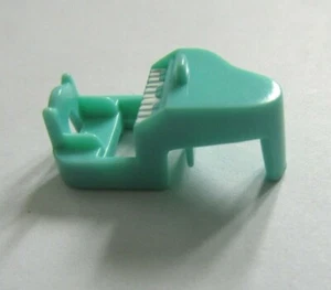 Vintage 1995 Bluebird Polly Pocket Pop Up Party Playhouse Blue Piano Replacement - Picture 1 of 3