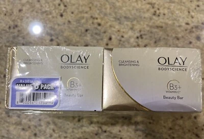 OLAY bodyscience Limpiador e Iluminador B3 + Barra de Belleza Vitamina C Paquete de 8 Foto 1 de 2