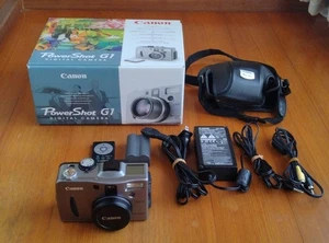 Canon PowerShot G1 Digital Camera 3MP 3x Zoom Boxed Tested with Remote - Picture 1 of 6