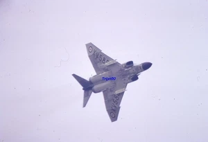 35mm Aircraft Slide F-4 Phantom XV585 at RAF Finningley in 1970 - Foto 1 di 1
