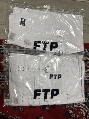 FTP Straight Jacket XL White with Pants Set 34” Waist New - Image 1 of 3
