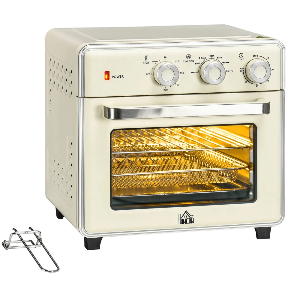 Mini horno eléctrico 20L 90-230°C - crema Foto 1 de 1
