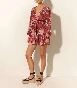 Mini Vestido KIVARI Hacienda Corbata Frontal AU8/US4 Orig. $189 NUEVO - Imagen 1 de 8