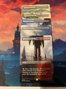MTG Modern Horizons 3 Complete Set of Fetch Lands Borderless - Picture 1 of 1