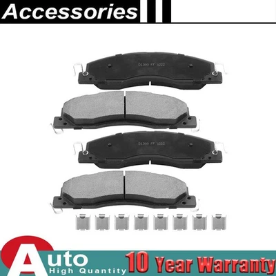4X Front Ceramic Brake Pads for 2012 Dodge Ram 1500 2009-2016 Ram 2500 3500 ZL - Image 1 of 4