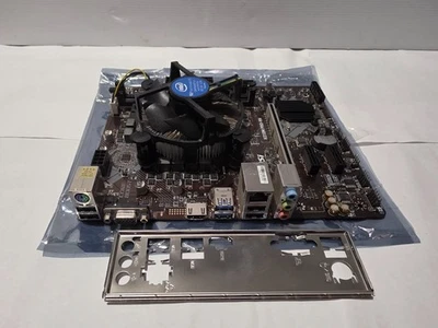 Msi Motherboard H310M Pro VH  Motherboard &Intel i5 -8200 Cpu, Working Condition - image 1 of 3