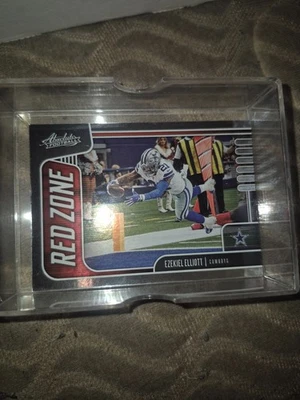 2019 Panini Absolute - Red Zone Ezekiel Elliott #5 - Image 1 of 2