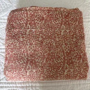 Ralph Lauren San Luca Scroll King Flachbettlaken Koralle Baumwolle Made in Italy - Bild 1 von 6