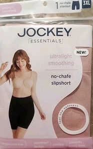 Gr. 3XL Jockey Essentials Damen No Chafe Slipshort rosa glättend - Bild 1 von 5