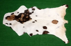 Neu Ziegenfell Teppich Haar auf Fläche Teppich Größe 36"x20" Tierleder Ziegenfell G-433 - Bild 1 von 3