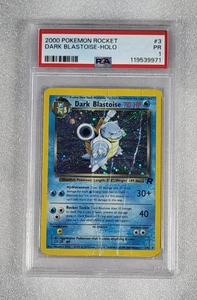 Dark Blastoise 3/82 PSA 1 Team Rocket Holo Pokemon TCG Unlimited - Picture 1 of 2