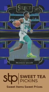 2023-24 Panini Select #80 Brandon Miller Blue Prizms - Bild 1 von 2