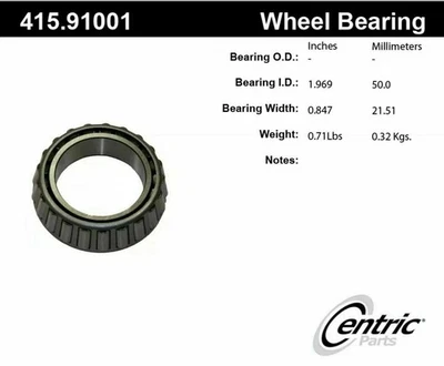Centric Parts 415.91001E Wheel Bearing - New in Box - Image 1 of 3
