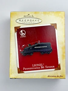 Hallmark Keepsake Lionel Pennsylvania B6 Tender Christmas 2005 Die-Cast Ornament - Picture 1 of 11