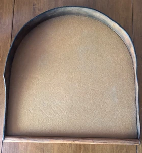 Vintage Würfelwurf Brettspiel Filzplatte Leder zwei Würfelbecher Würfel x22 - Bild 1 von 17