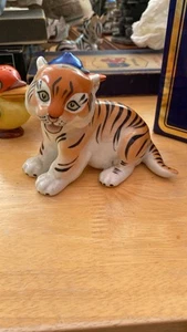 LOMONOSOV BEPGHAKN STUDIO PORCELAIN CHINA TIGER CUB - Picture 1 of 1