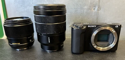 Sony ZV-E10 II ZV-E10M2 Mirrorless Camera 26.0MP w/ sel1635z lens + 50mm lens - Image 1 of 4