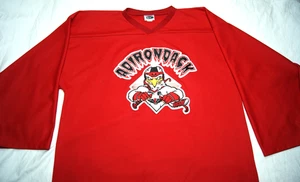 adirondack icehawks jersey men's 3XL red hockey - Picture 1 of 17